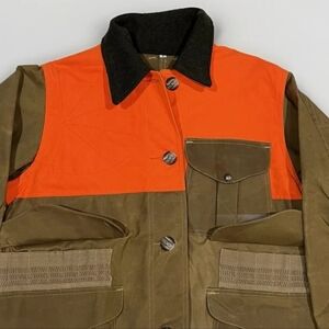 Filson Brown- Orange Hunting Jacket WATERPROOF & WINDPROOF